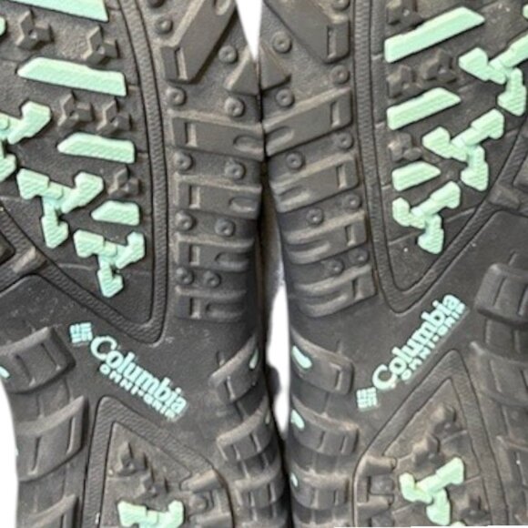 Columbia Access Point II Waterproof Trail/Hiking Shoes - Gray/Turquoise - 8.5 - Picture 11 of 12